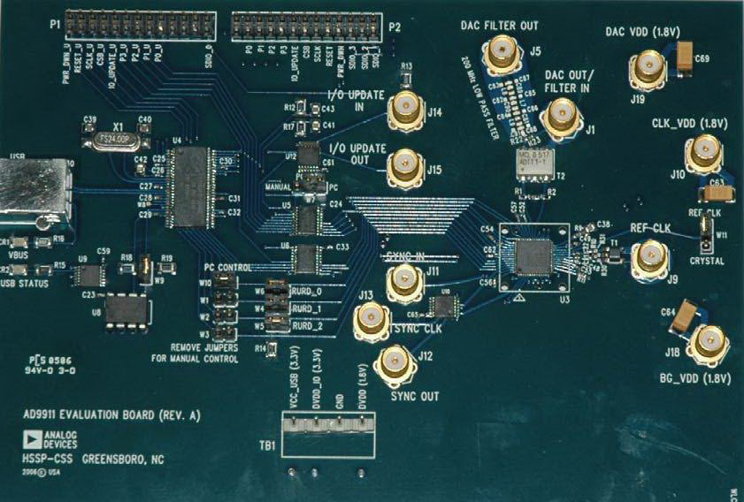 https://www.arrow.com/en/reference-designs/ad9911pcb-evaluation-board-for-the-500mhz-clock-synthesizer-for-instrumentation/d9d04c486cb0c1997f176c2a4c0ea448