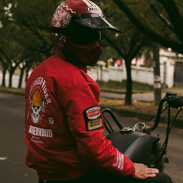 Jaket Engineering Rider Merah 