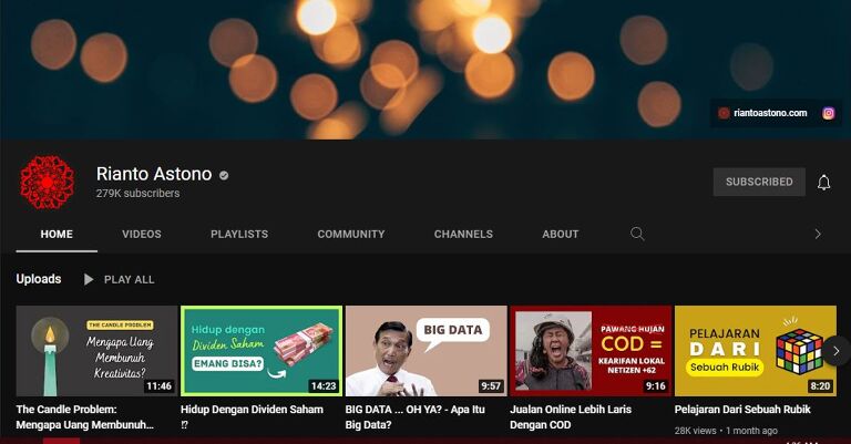 Channel Youtube Underrated yang Kontennya Berasa Premium