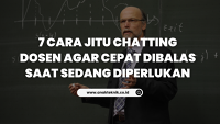 7 Cara Jitu Chatting Dosen Agar Cepat Dibalas Saat Sedang Diperlukan (Beserta Template)