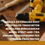 Analisa Kuat Geser Balok Tinggi Beton Bertulang Berdasarkan Model Strut and Tie