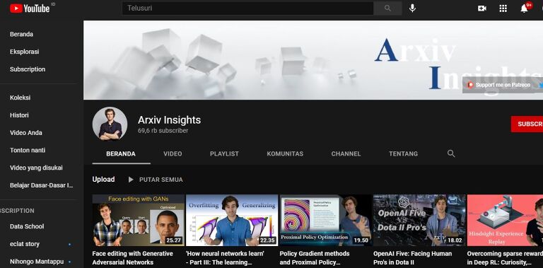 youtube arxiv insights data science