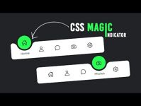 Cara Membuat Magic Navigation Menu Indicator dalam HTML CSS dan JavaScript