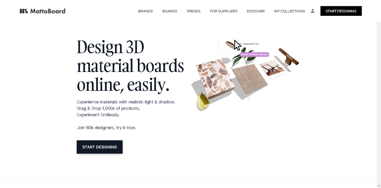 Landing pages matto board