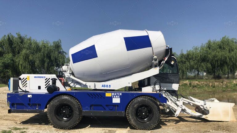 harga self loading concrete mixer