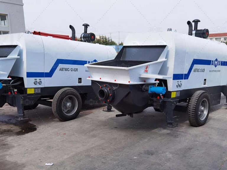 trailer concrete pumps