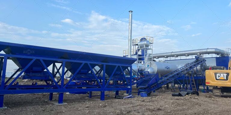 hot drum mix plant mobile