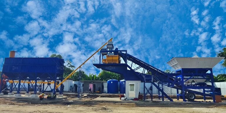 mobile concrete batching plant for sale