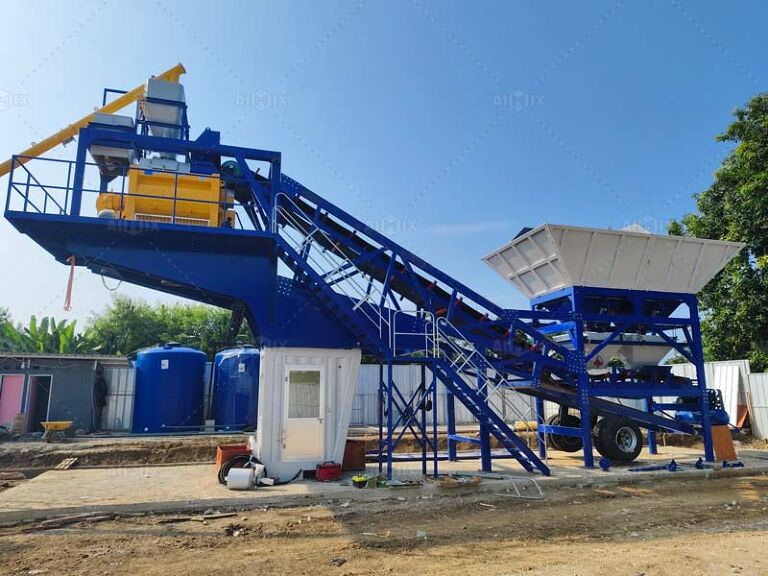 mobile concrete batching plant