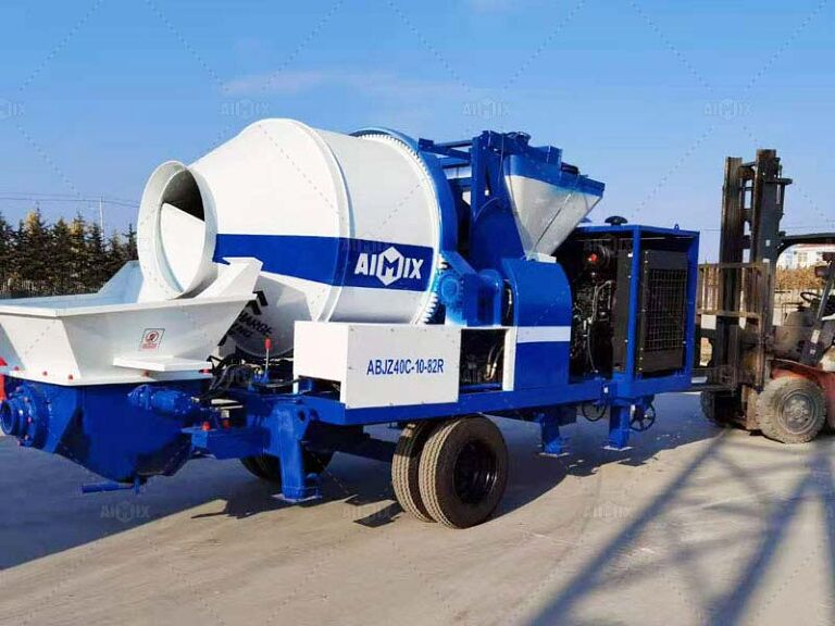 concrete mixer with pump for sale