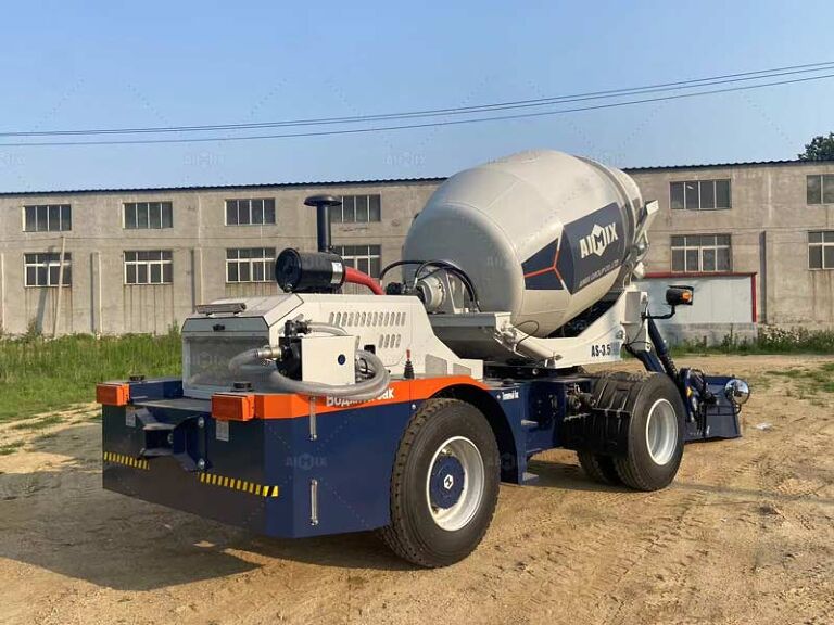 self loader concrete mixer Indonesia