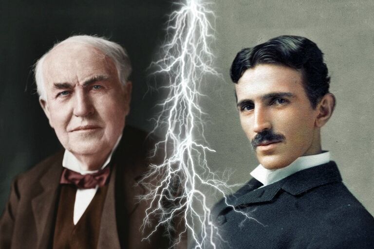 Thomas Alfa Edison dan Nikola Tesla