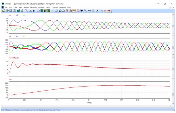 simview pada PSIM