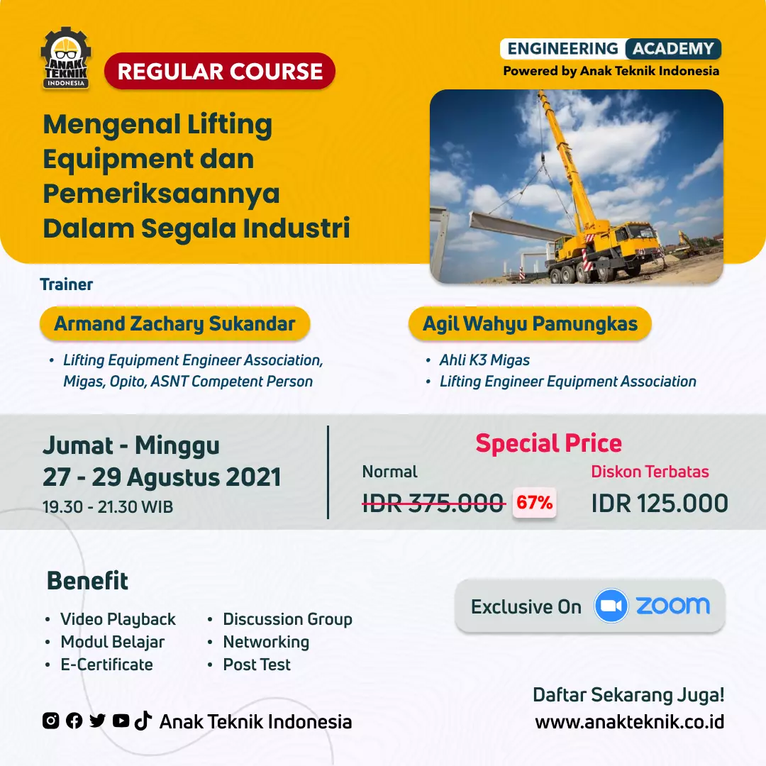 Mengenal Lifting Equipment Dan Pemeriksaannya Dalam Segala Industri